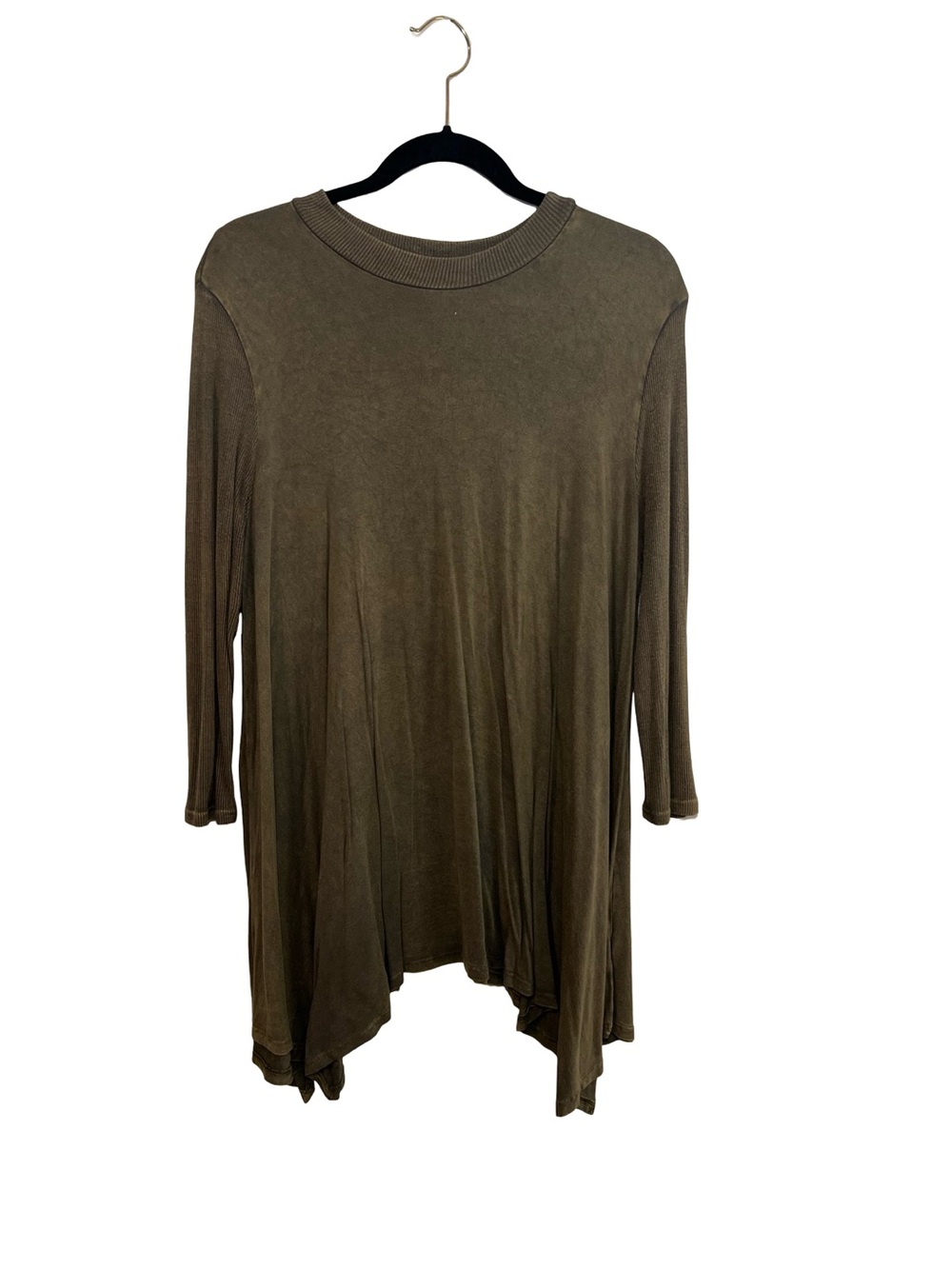 Altar'd State Olive Green Swing Tunic Top